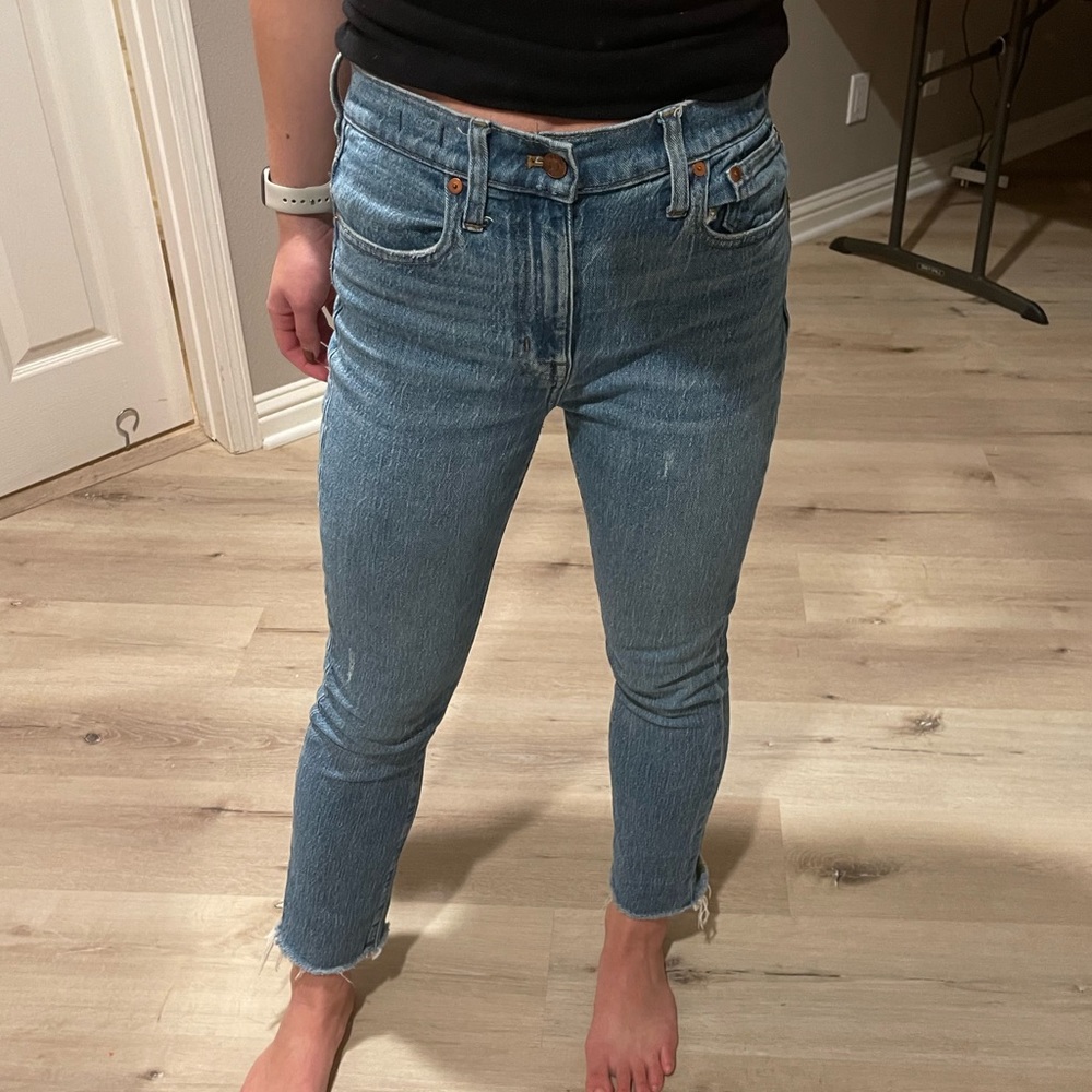 Madwell high rise slim boyfriend jeans